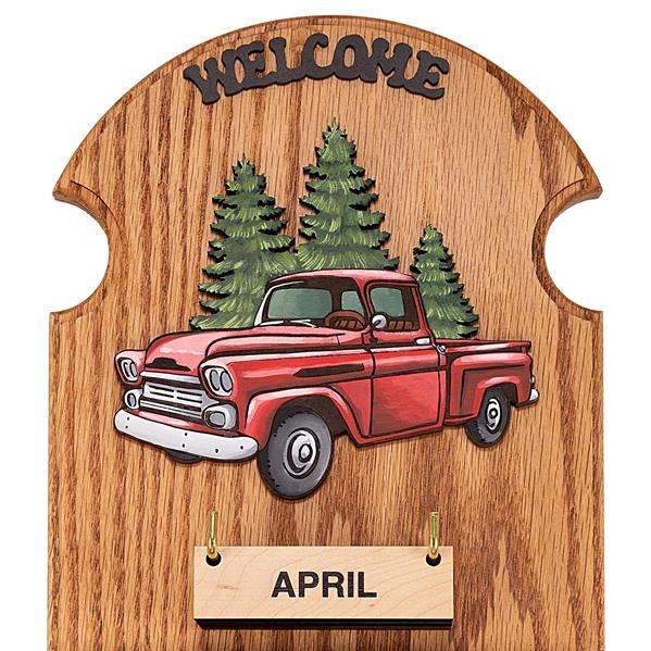 Old Truck
Wooden Perpetual Calendar